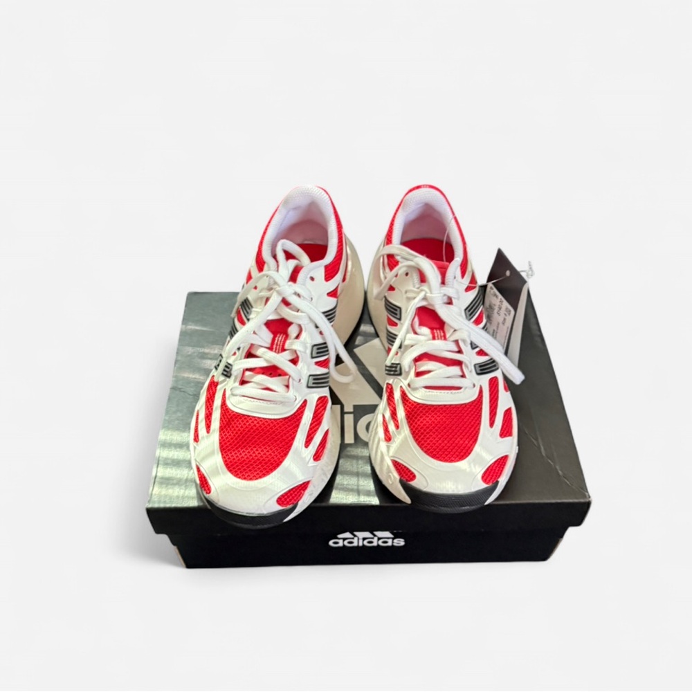New Adidas Kids Sneakers in Red and White